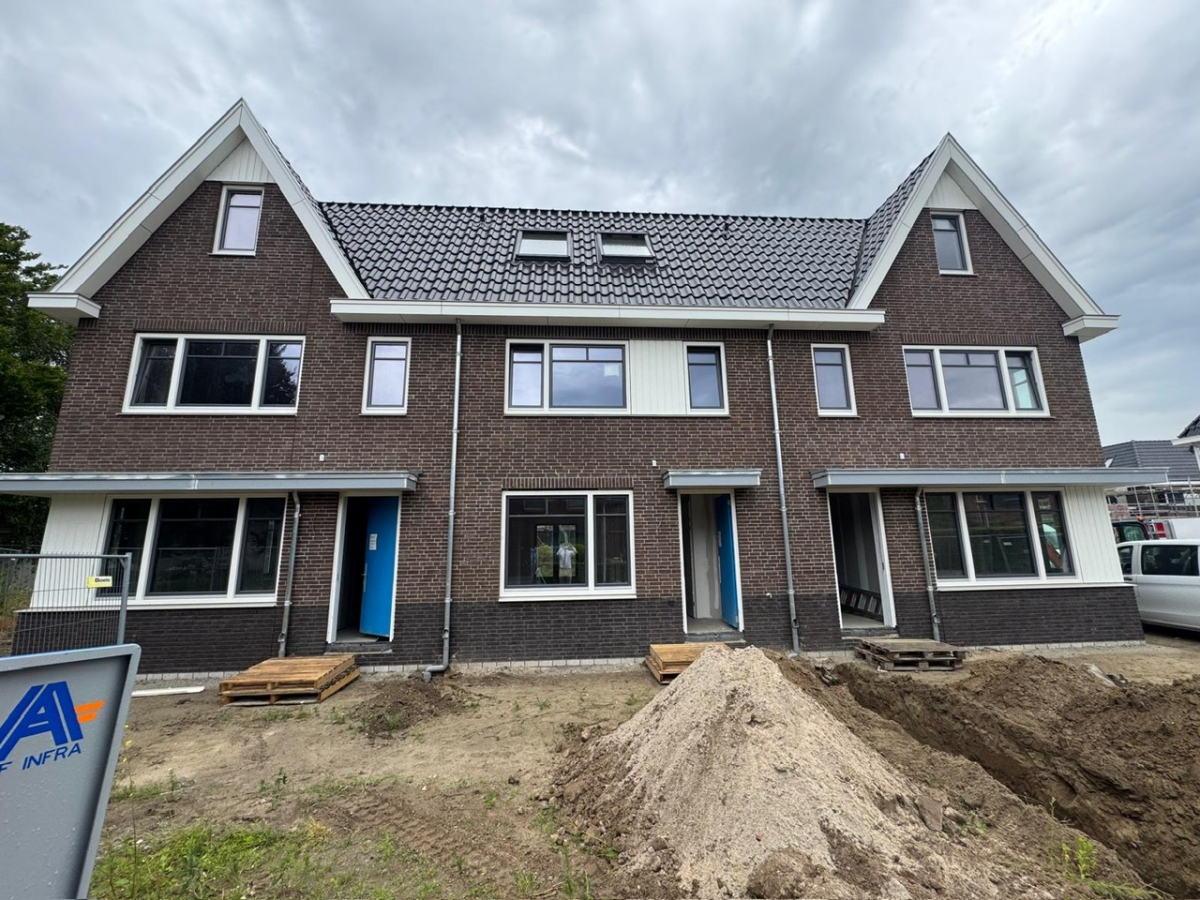 Bouw update 6 Slingerbos: Eerste woningen op elektranet aangesloten